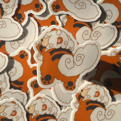 Growlithe mini sticker