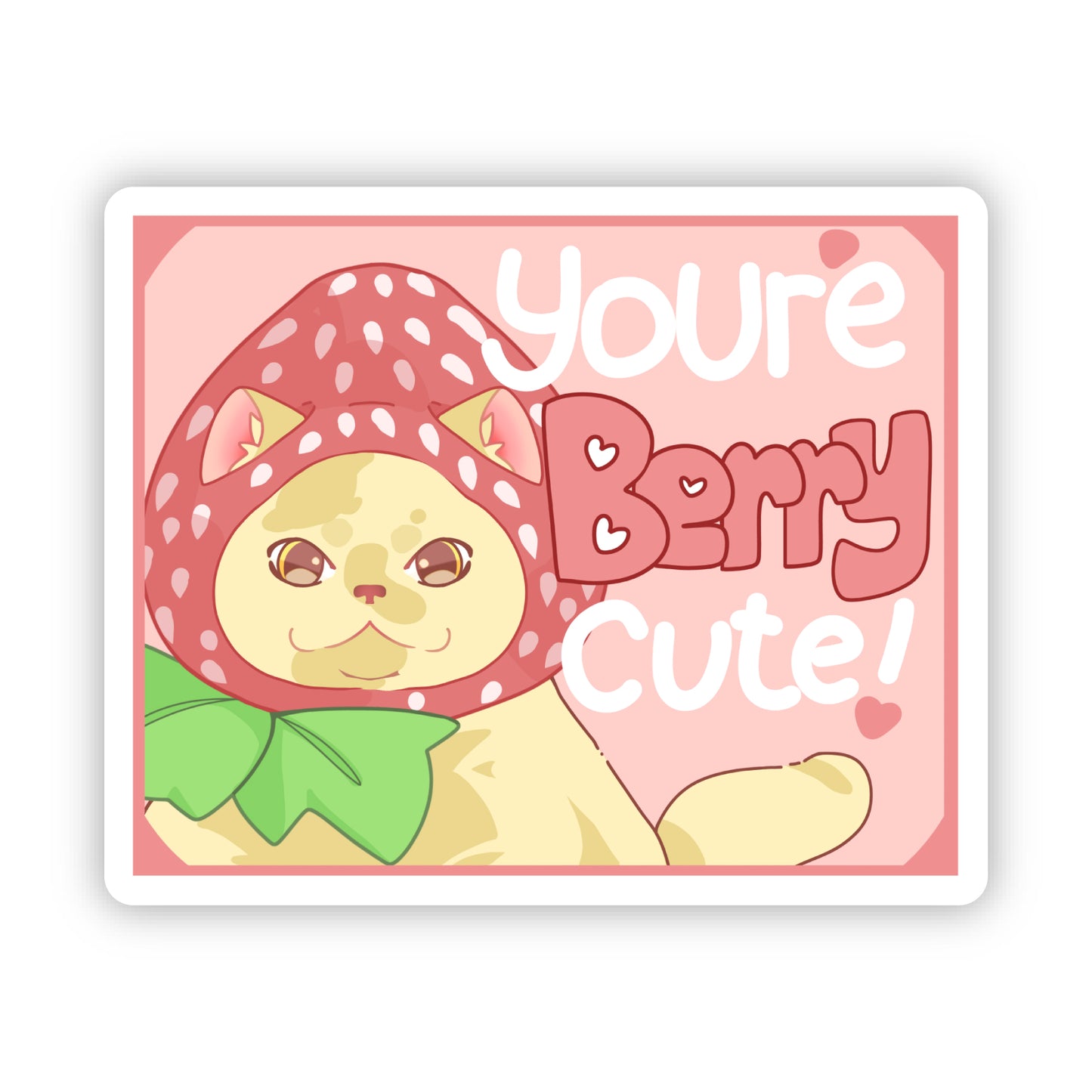 You're BERRY cute sticker