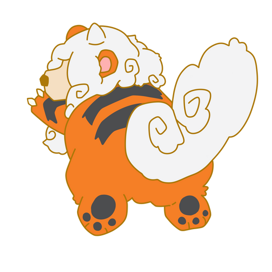 Growlithe mini sticker