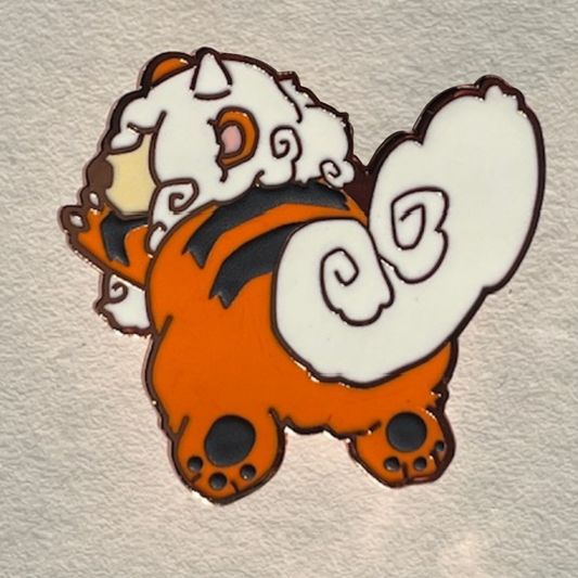 Growlithe Enamel Pin